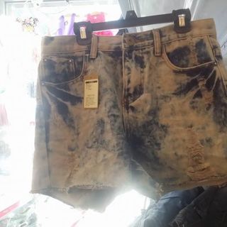 Chân váy jean voan quần sọt jean nữ