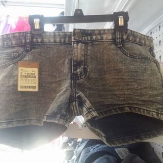 Chân váy jean voan quần sọt jean nữ