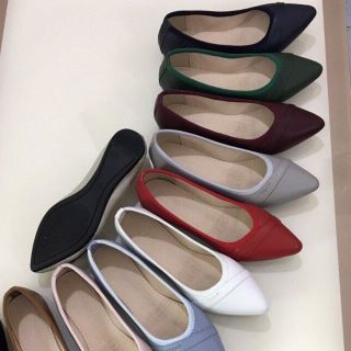 Giày Búp Bê Da Mềm Mũi Nhọn-MS20VN210