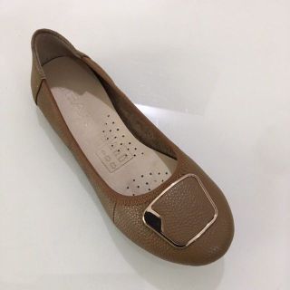 Giày Búp Bê Da Mềm Có Khóa Vuông-MS39VN210