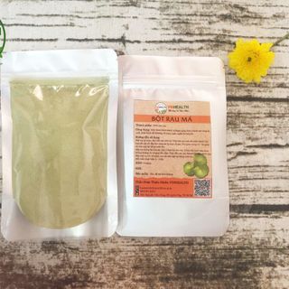 Bột rau má trị sẹo