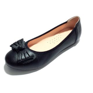 Giày Búp Bê Da Mềm Đính Nơ-MS31VN210