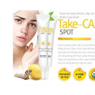 Kem trị mụn khẩn cấp và mờ thâm sau mụn Milky Dress