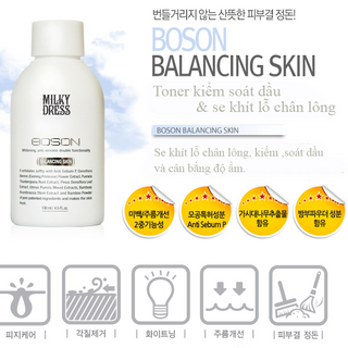 Toner kiểm át dầu và se khít lỗ chân lông Milky Dress