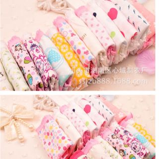 Quần Chip chéo cotton bé gái nhìu hình