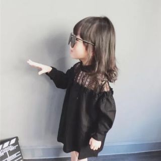 Váy ren tay dài bé gái cực kỳ hót
