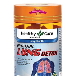 Healthy Care Original Lung Detox 180 Capsules - Viên uống giải độc phổi