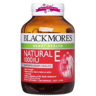 Blackmores Natural Vitamin E 30 tablets - Viên uống bổ sung vitamin E