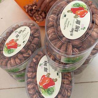 Hạt điều rang muối A cồ xếp hộp