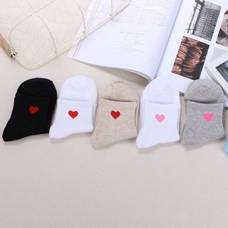 Tất Vớ Tim Cao Cổ Hàn Quốc