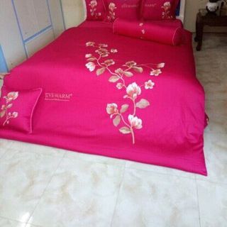 chăn ga satin 7 món lụa