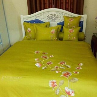 chăn ga satin 7 món lụa