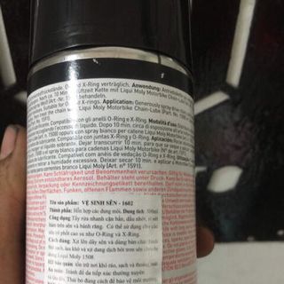 chai vệ sinh sên Liqui