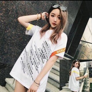 áo thun đôi tay lỡ fom rộng thời trang cho nam nữ