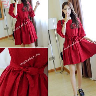 Đầm xòe đỏ fashion