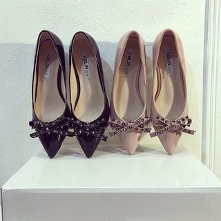 Giầy Bệt Kalin Nơ Đinh D0024E