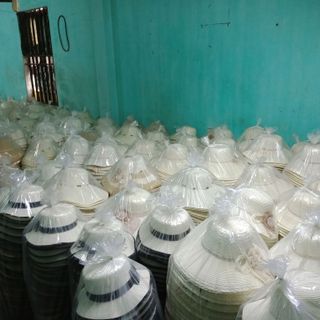 mũ cói tiểu thư