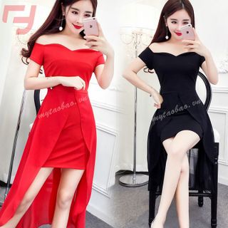 Đầm body xẻ tà fashion