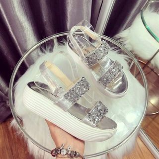 SANDAL ĐÍNH CƯỜM ĐÁ D0018E