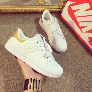 Giầy Thể Thao Gót Logo Fila D0017E