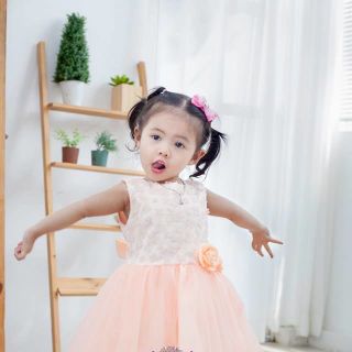 Đầm xòe công chúa cho bé