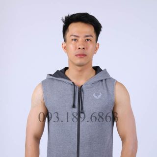 Áo khoác sát nách tập gym nam - AKSN