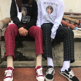 Quần caro plaid pants