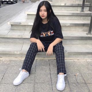 Quần caro plaid pants