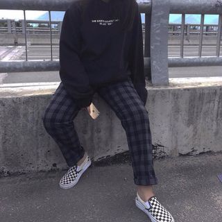 Quần caro plaid pants