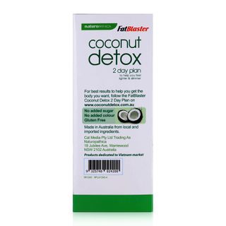 Thức uống hỗ trợ giảm cân thanh lọc cơ thể vị dừa Naturopathica Fatblaster Coconut Detox 750ml