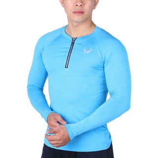 Áo tập gym nam tay dài dây kéo - ABTDDK giá sỉ