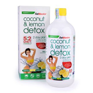 Thức uống hỗ trợ giảm cân thanh lọc cơ thể vị dừa chanh Naturopathica Fatblaster Coconut Lemon Detox 750ml