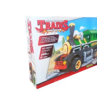 Lắp ráp Winner 283 mảnh ghép Đầu xe lửa điều khiển sử dụng pin