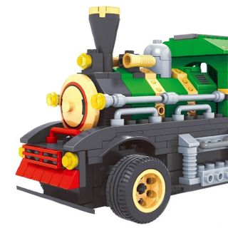 Lắp ráp Winner 283 mảnh ghép Đầu xe lửa điều khiển sử dụng pin