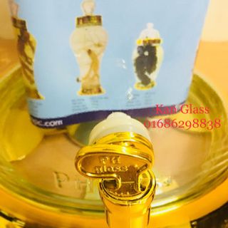 Bình sâm đinh lăng trụ thủy tinh PH 218L có van