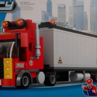 Lắp ráp City 281 mảnh ghép Xe tải