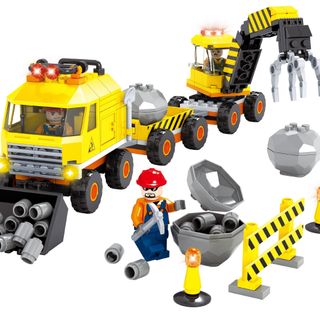 Lắp ráp Construction 277 mảnh ghép Xe công trình Mã sản phẩm 29505