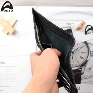 Ví nam da bò 100 Thủ Công khâu tay Ariza