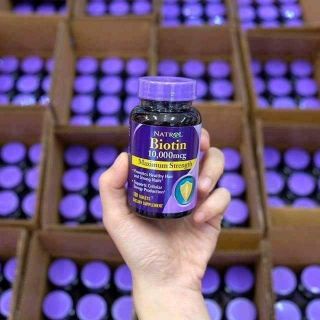 Viên Uống mọc tóc Natrol Biotin hàng về