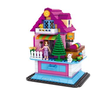 Lắp ráp Fashion 388 mảnh ghép Nhà hàng bán bánh Mã sản phẩm 24708