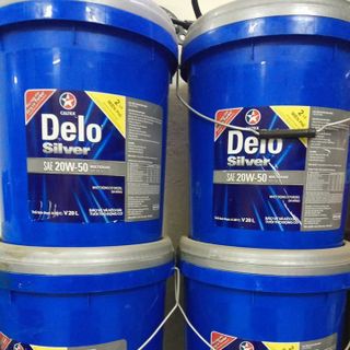 Nhớt Caltex Delo Silver Multigrade API CF-4 xô 18L