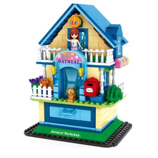 Lắp ráp Fashion 415 mảnh ghép Bưu điện đưa thư Mã sản phẩm 24710
