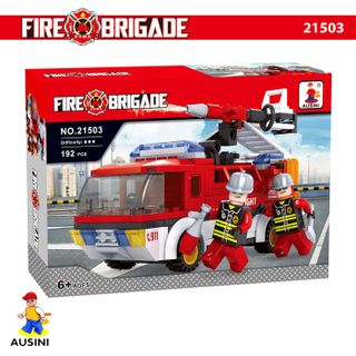 Hộp Lắp ráp Fire Brigade 192 mảnh ghép Xe lính cứu hỏa Mã sản phẩm 21503