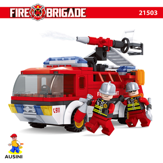 Hộp Lắp ráp Fire Brigade 192 mảnh ghép Xe lính cứu hỏa Mã sản phẩm 21503