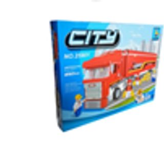 Lắp ráp City 650 mảnh ghép Xe tải giao hàng Mã sản phẩm