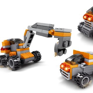 Lắp ráp Assembling 61 mảnh ghép xe công trình Mã sản phẩm 25312