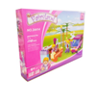 Lắp ráp FairyLand 172 mảnh ghép Xe Công viên bán hàng Mã sản phẩm