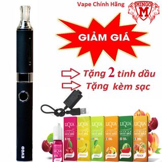 Thuốc lá điện tử tặng 2 tinh dầu Liqua giá sỉ