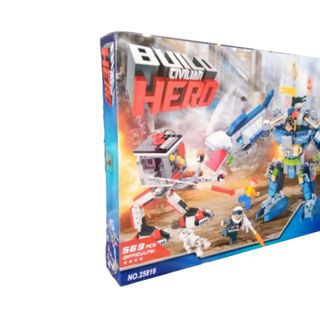 Lắp ráp Build Hero 569 mảnh ghép Robo Mã sản phẩm 25819
