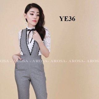 YẾM CÁT HÀN PHỐI ÁO REN NƠ CỔ